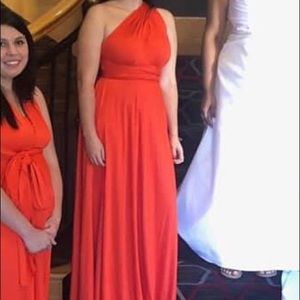Burnt Orange Infinity Dress (Long)